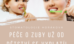 Kazy nemíjí ani mléčné zoubky, proto s instruktáží…